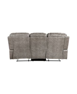White Label Gabi 87" Double Reclining Sofa