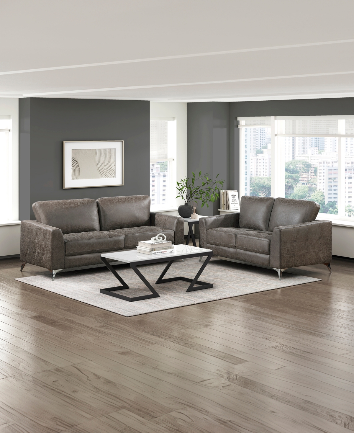 HOMELEGANCE WHITE LABEL RESONANCE 77" SOFA 