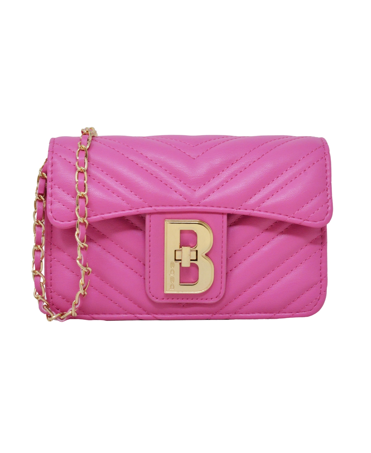 Bebe Rain Leather Crossbody Bag In Pink ModeSens