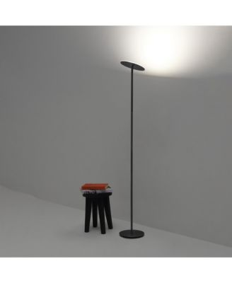 Sky 63" Super Bright LED Torchiere Modern Floor Lamp with Adjustable Head