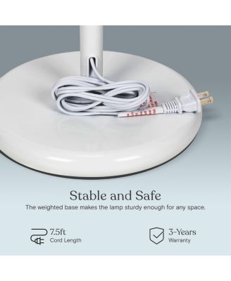 Sky Dome Double 72" LED Torchiere Floor Lamp with Adjustable Arms