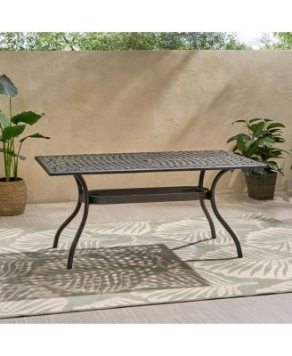 Streamdale Elegant Cast Aluminum Lattice Dining Table