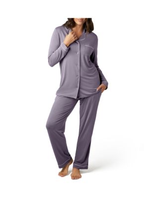 Maternity Clea Classic Long Sleeve Nursing Pajama