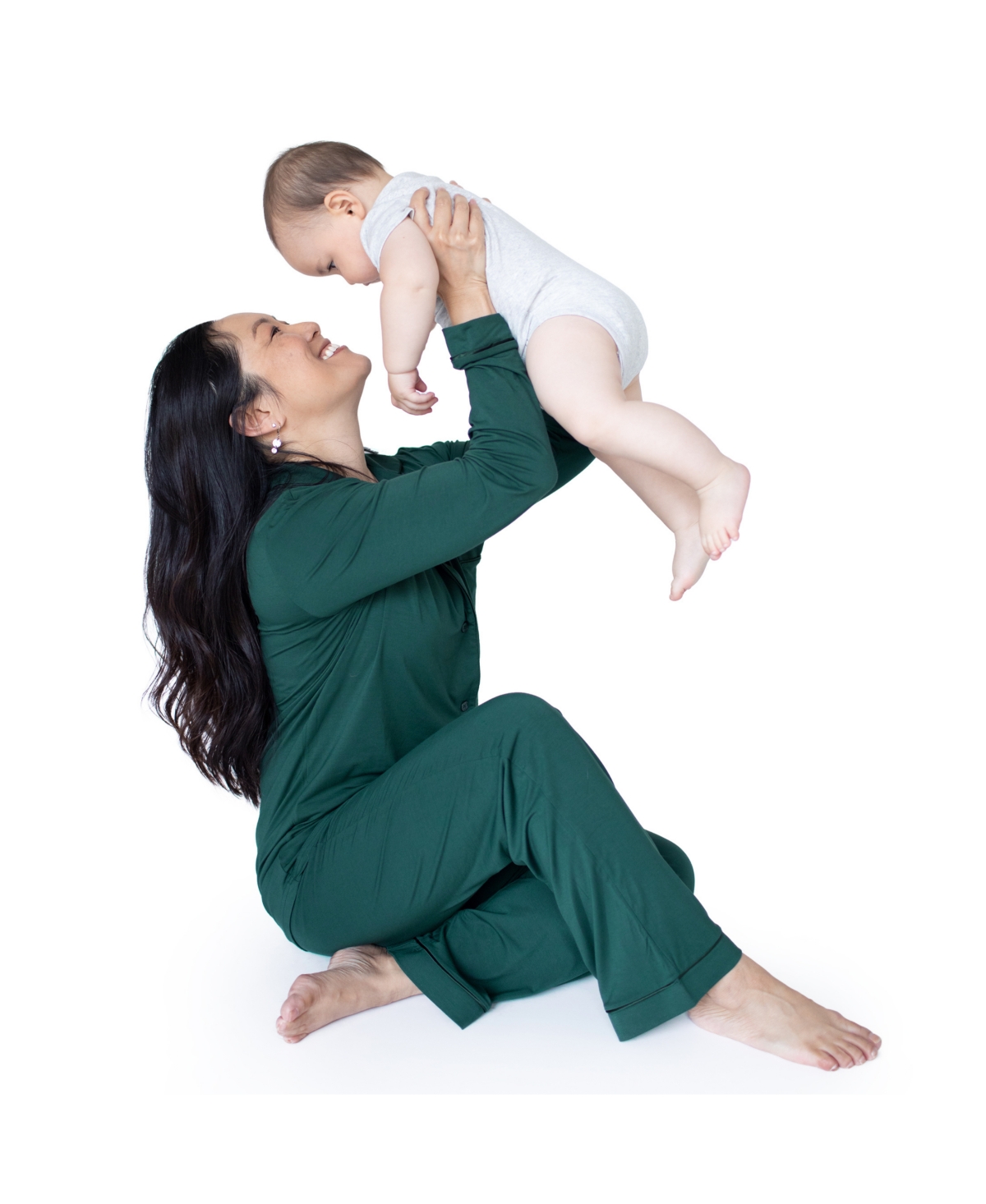 Kindred Bravely Maternity Clea Classic Long Sleeve Nursing Pajama