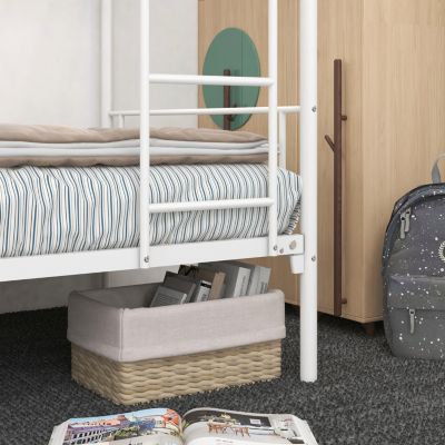 Twin-Over-Twin Bunk Bed with Ladder