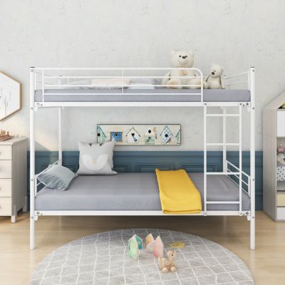 Twin-Over-Twin Bunk Bed with Ladder