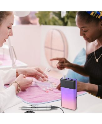 Portable Rechargeable Electric Nail Drill Machine Kit for Acrylic Nail