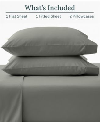 Luxury 1000 Thread Count King Size Sheets Set - 100% Cotton Sateen - Soft, Thick & Deep Pocket
