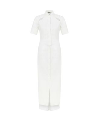 Women's Cut-Out Dress with Tail