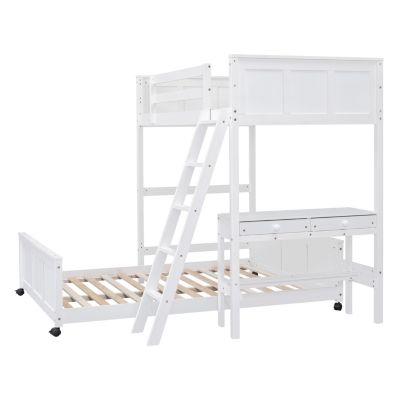 Twin Over Full Bunk Bed With