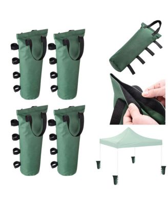 4 Pcs 18" Monoshock Weight Sand Bag for Outdoor Pop Up Canopy Tent Shelter Garden