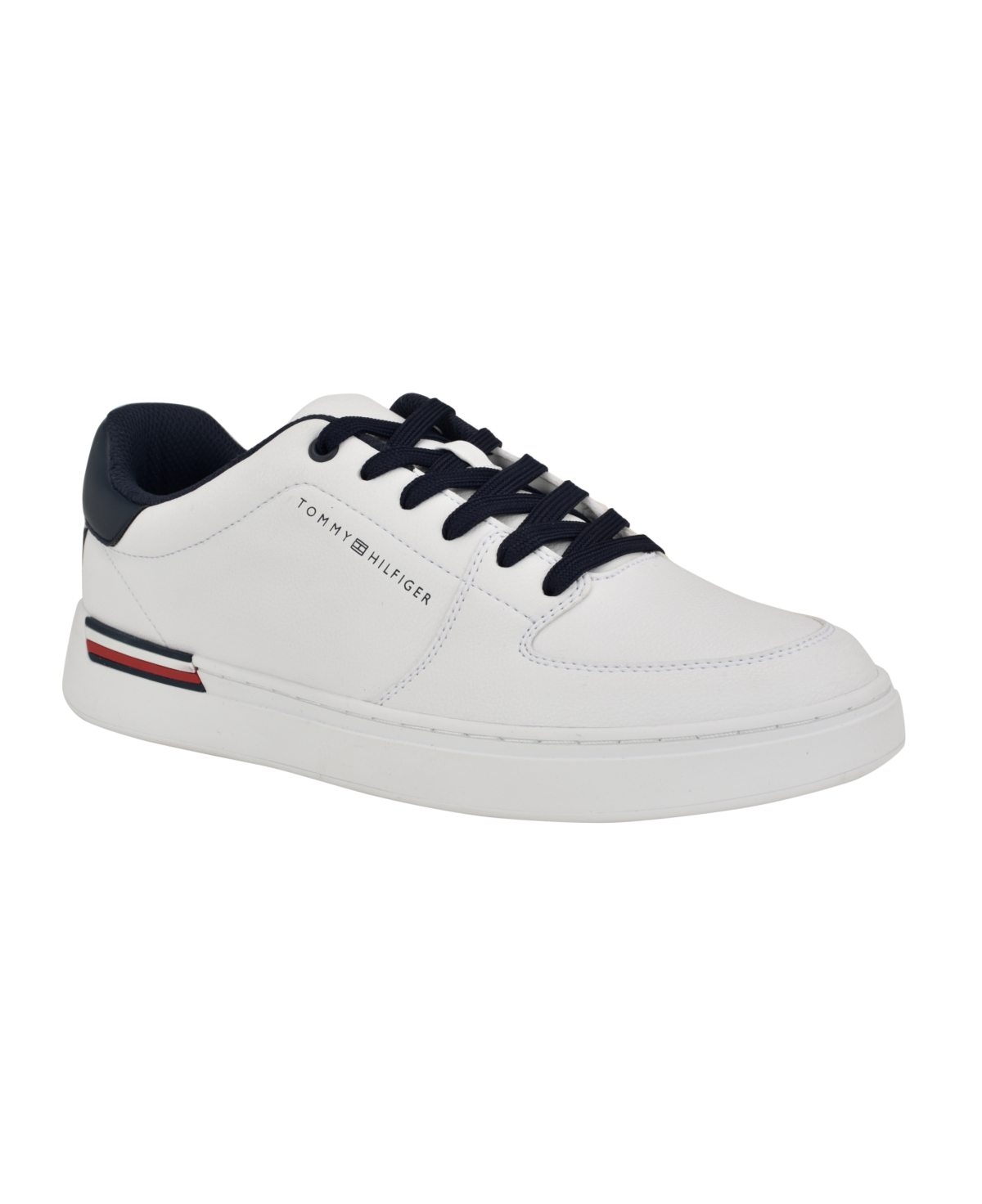 Men's Jorian Fashion Lace Up Sneakers - White/navy