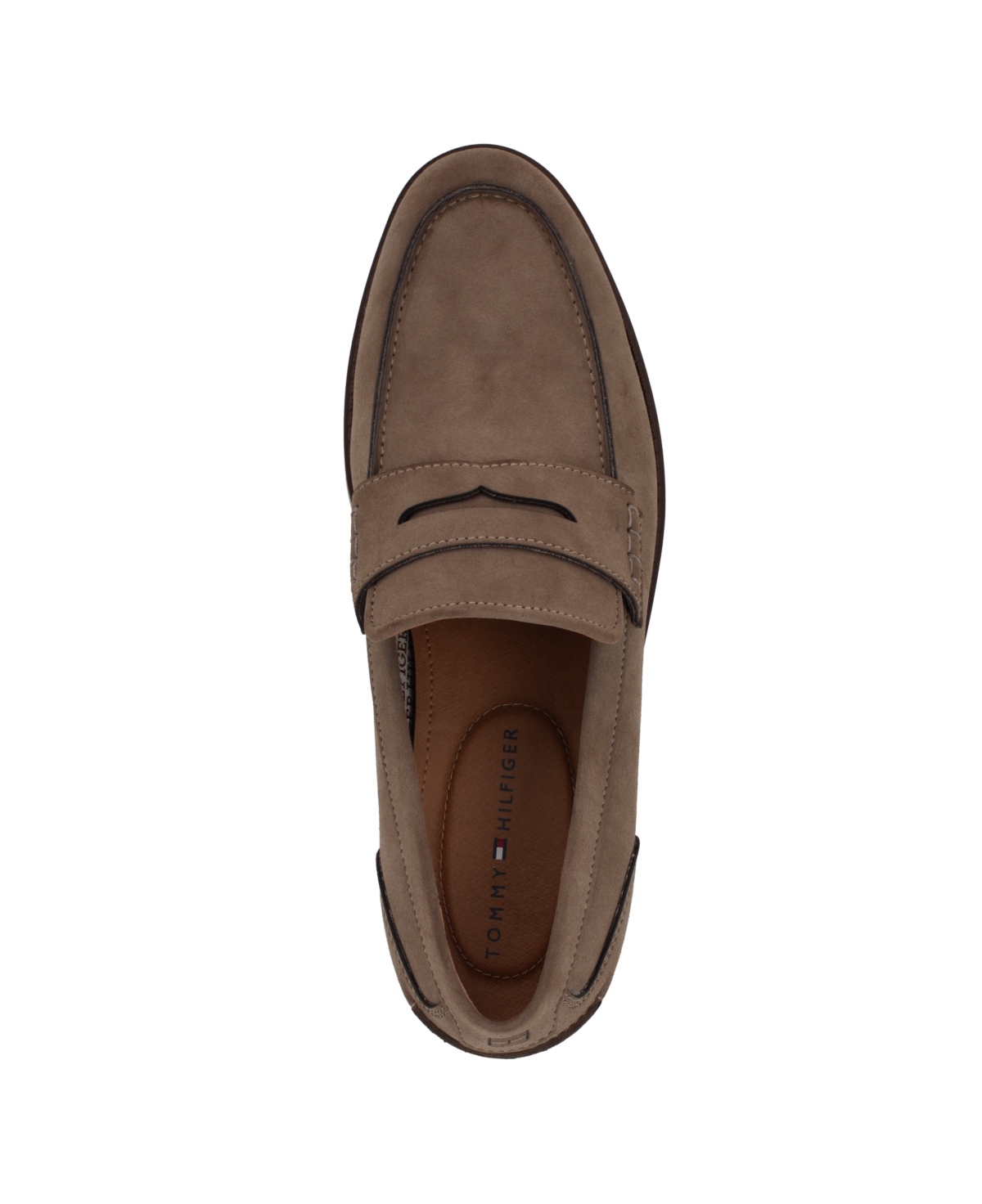 Shop Tommy Hilfiger Men's Yoron Dress Penny Loafers In Charcoal