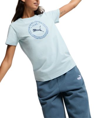 Puma - Women's Vintage Sport Graphic Cotton T-Shirt