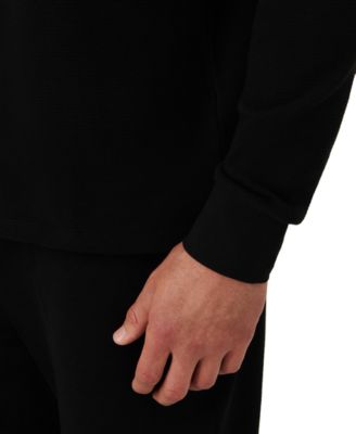 Men's Waffle-Knit Thermal Sleep Shirt