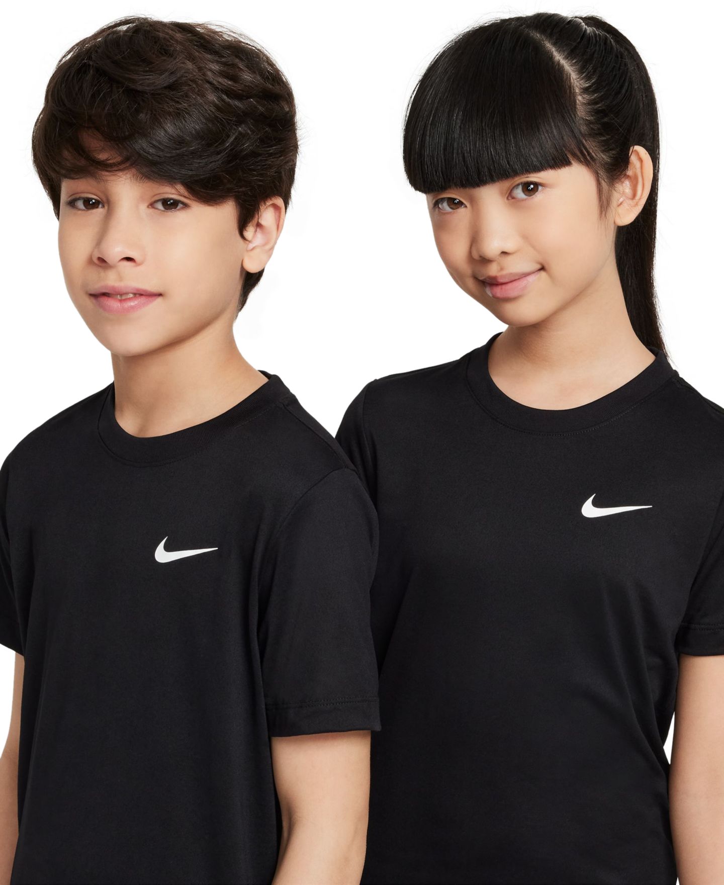 Детская футболка Nike Legend Dri-FIT Logo Graphic, цвет: Чёрный — фото 4