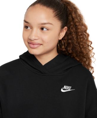 Girls' 7-16 Sportswear Club Fleece Oversized-Fit Hoodie