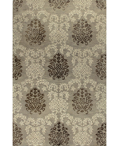 Macy's Fine Rug Gallery Bordeaux Damask Taupe Area Rugs