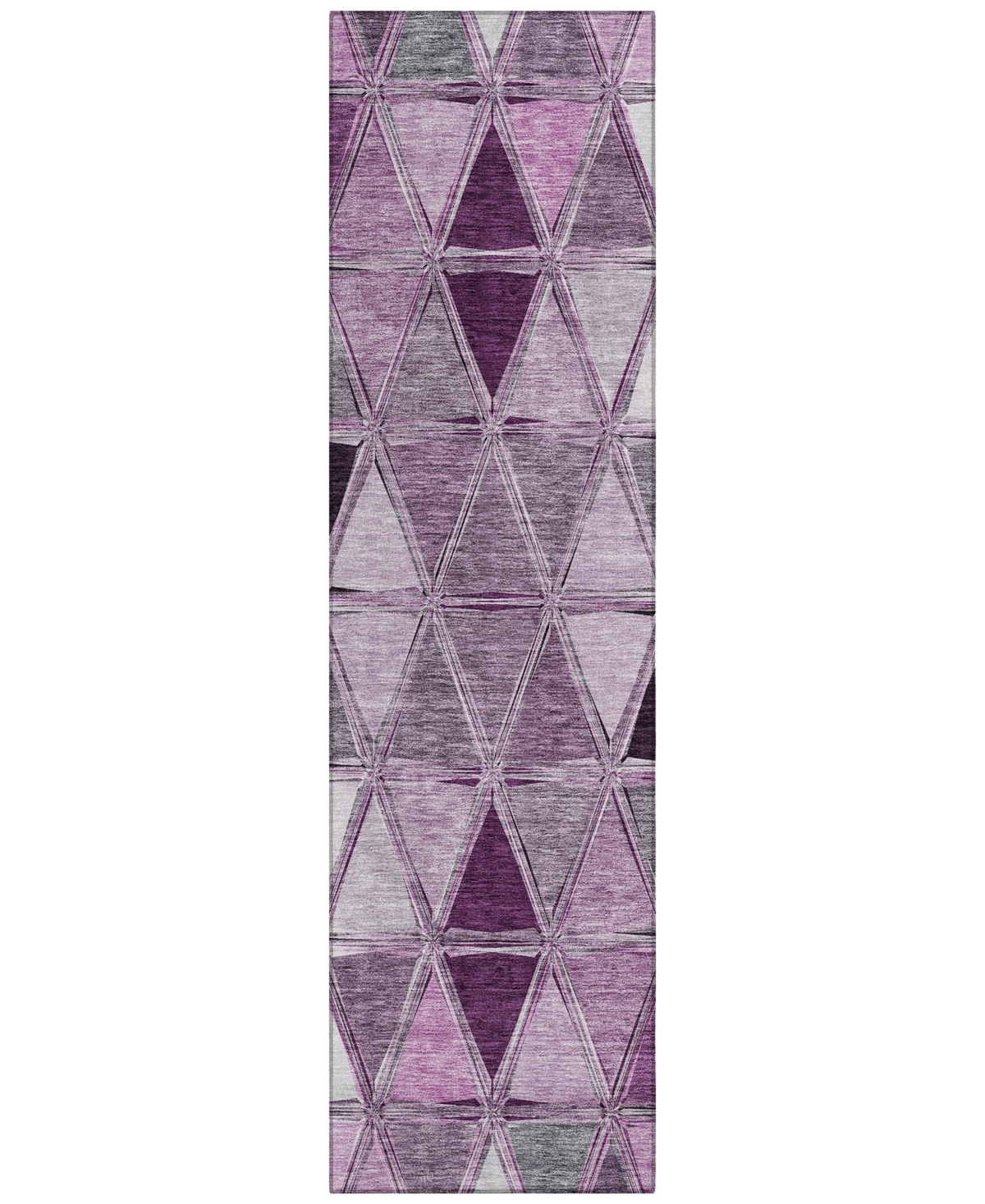 Addison Chantille Acn722 2'3"x7'6" Runner Area Rug In Mauve