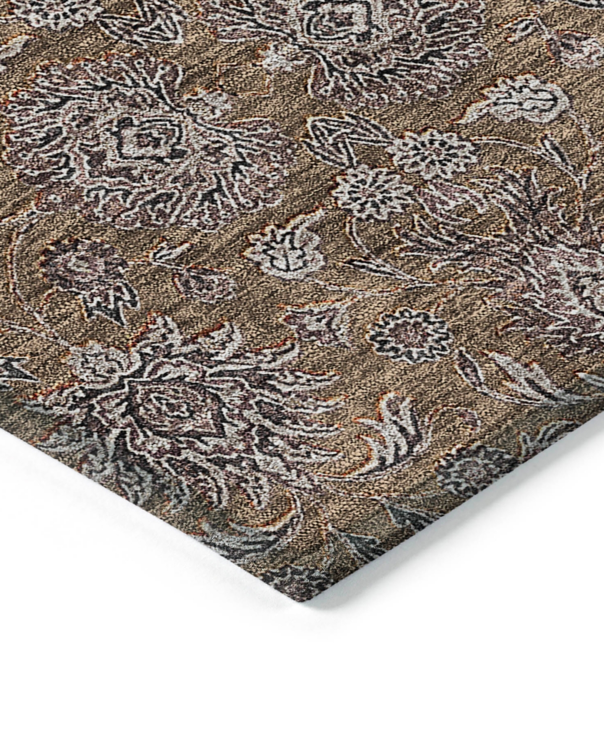 Addison Chantille Acn702 2'3"x7'6" Runner Area Rug In Chocolate
