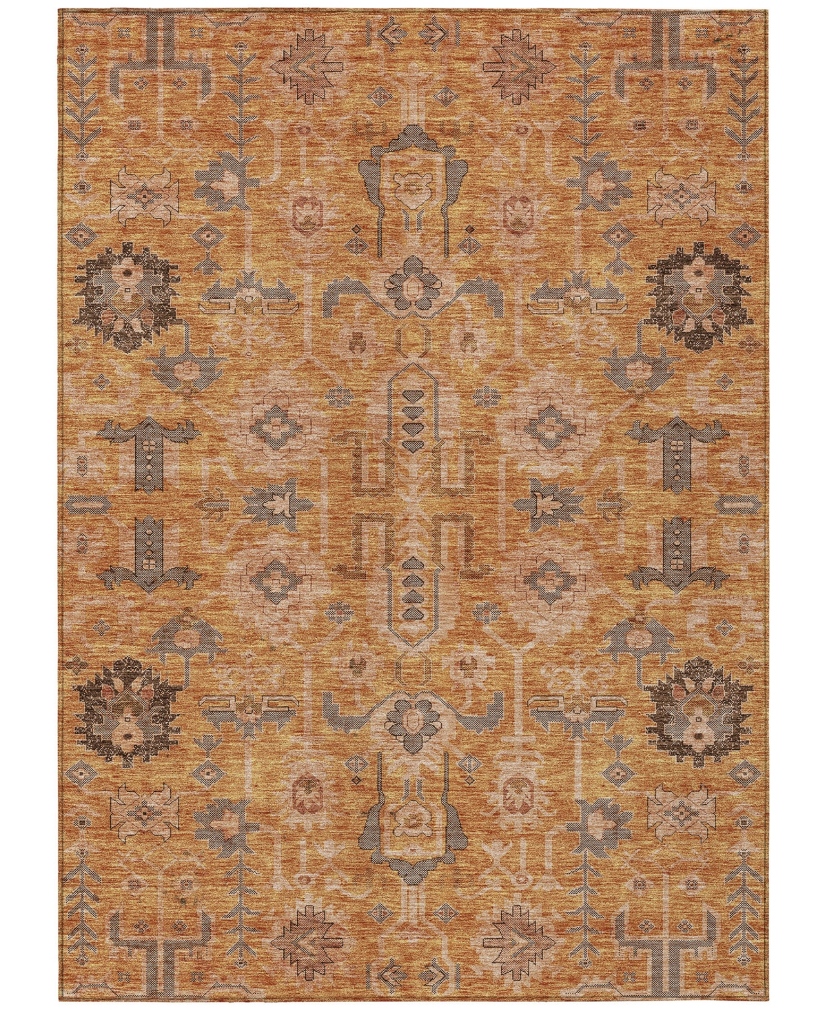 Addison Chantille Acn697 9'x12' Area Rug In Terracotta