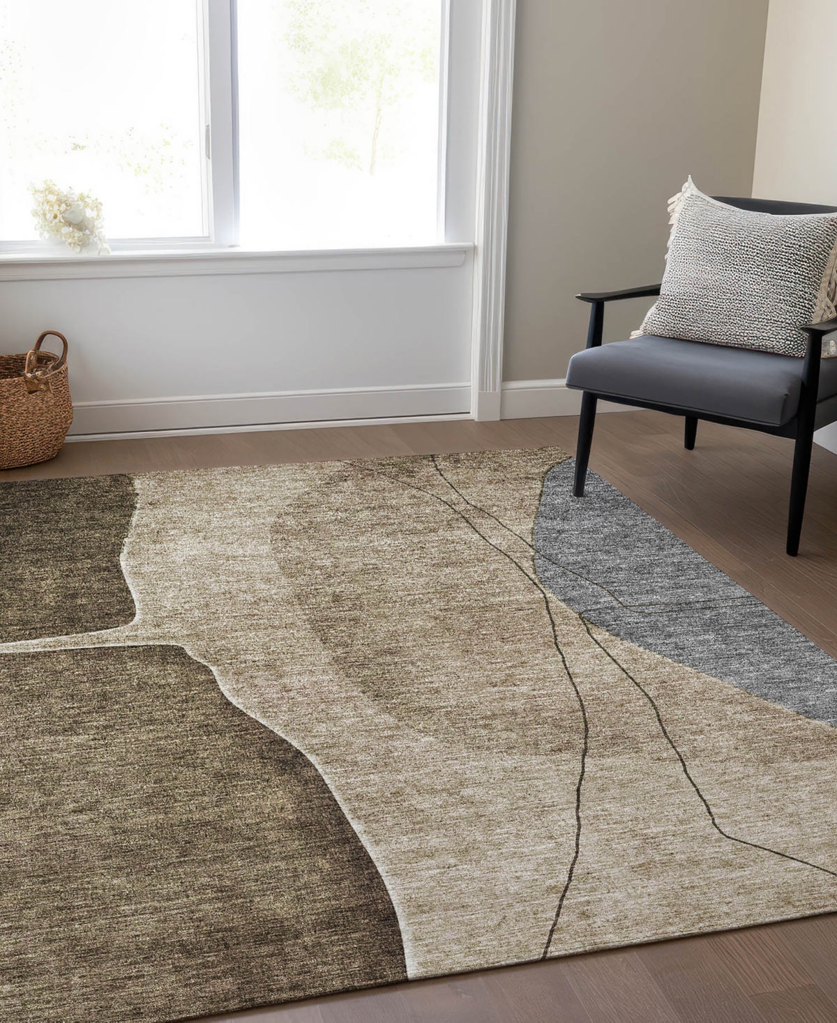 Addison Chantille Acn696 8'x10' Area Rug In Brown