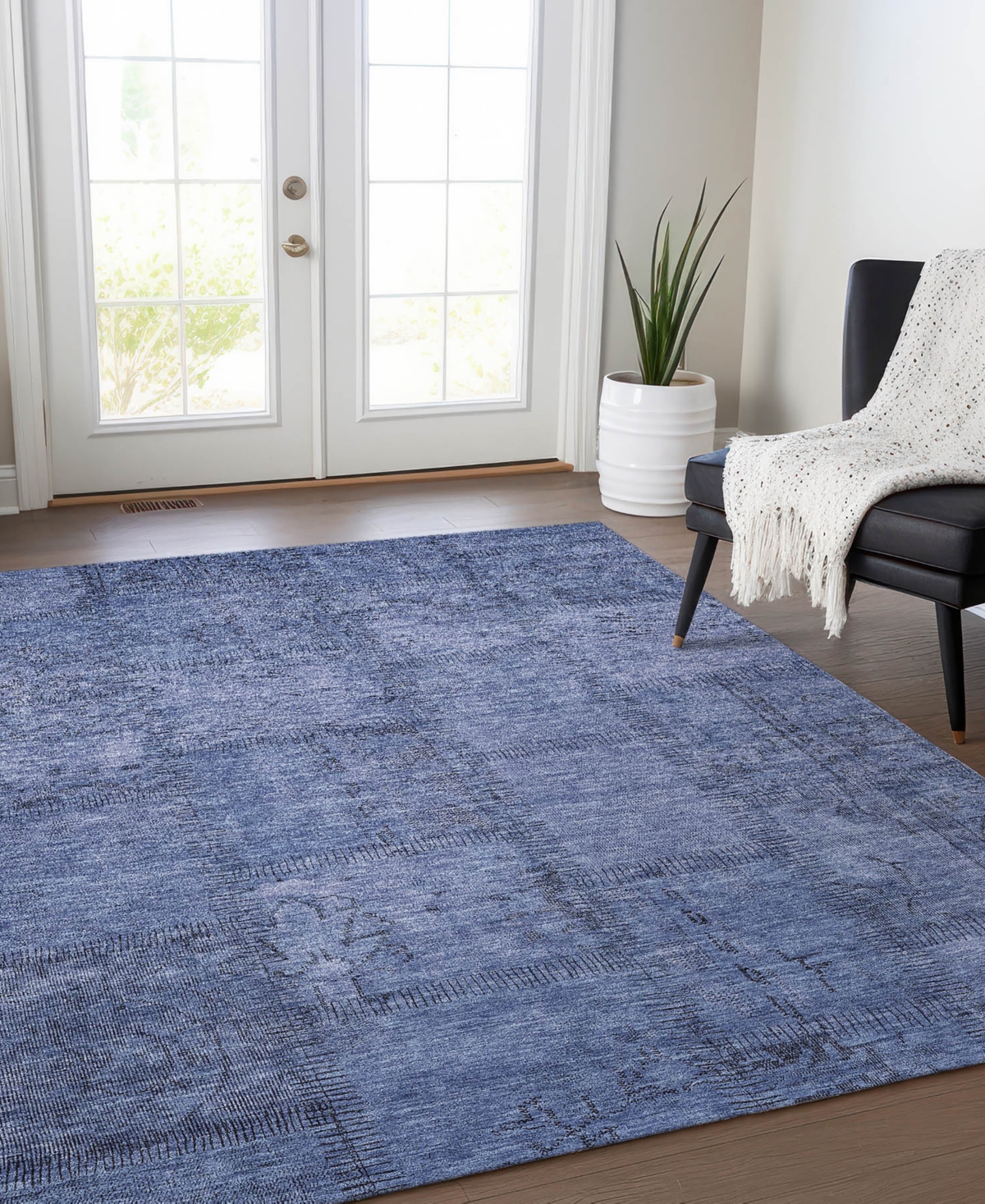 Addison Chantille Acn682 5'x7'6" Area Rug In Blue