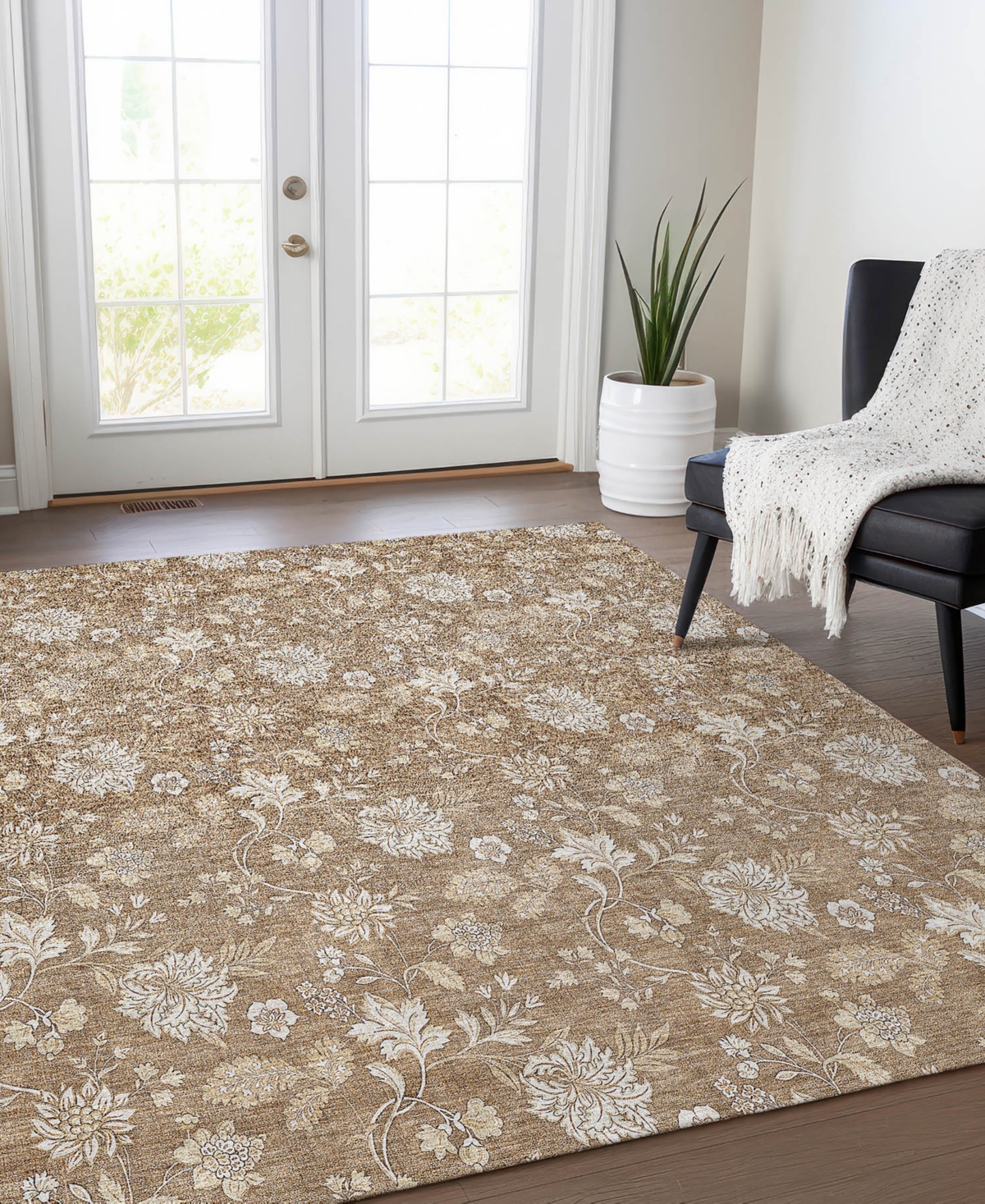 Addison Chantille Acn681 2'6"x3'10" Area Rug In Copper