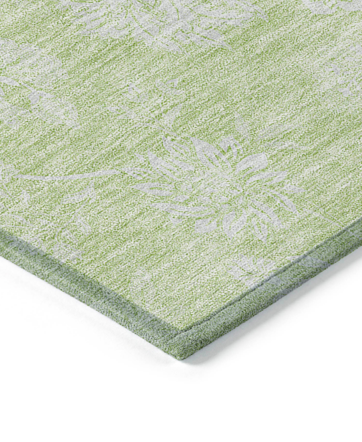 Addison Chantille Machine Washable Acn681 5'x7'6" Area Rug In Green