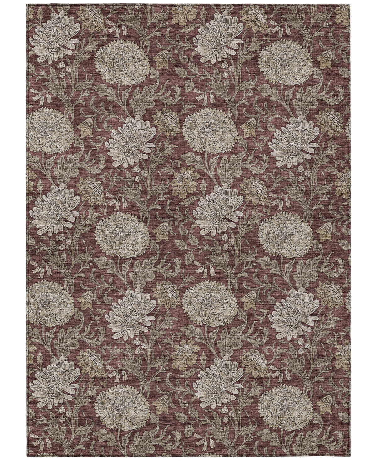 Addison Chantille Acn677 5'x7'6" Area Rug In Mauve