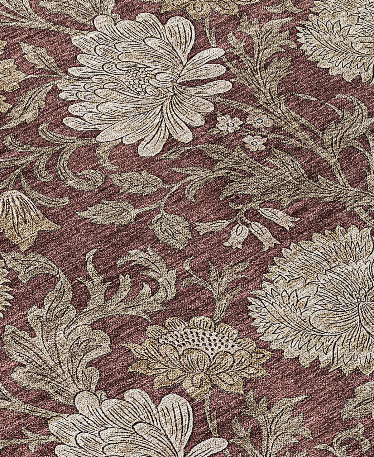 Addison Chantille Acn677 2'3"x7'6" Runner Area Rug In Mauve