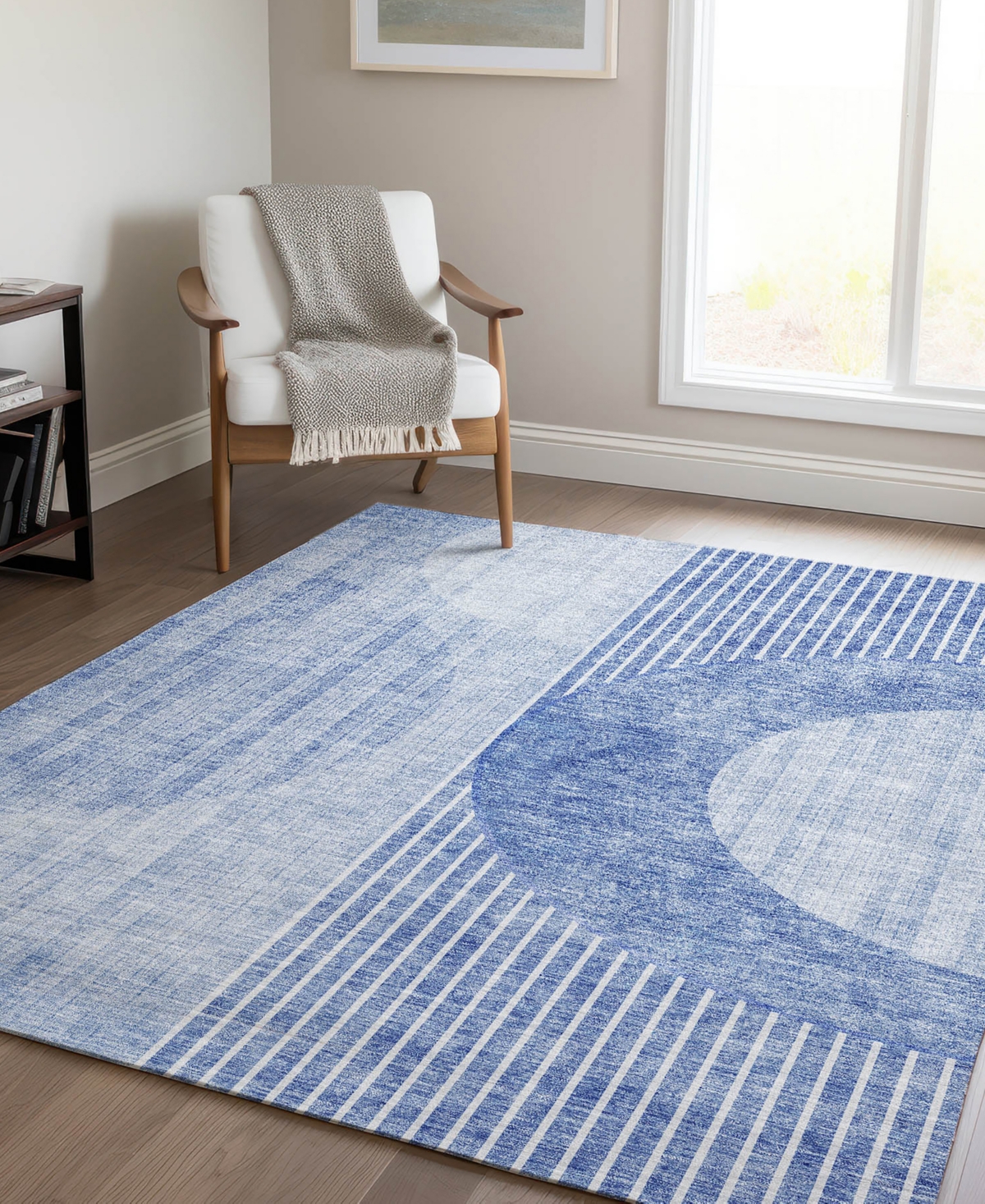 Addison Chantille Acn676 5'x7'6" Area Rug In Blue