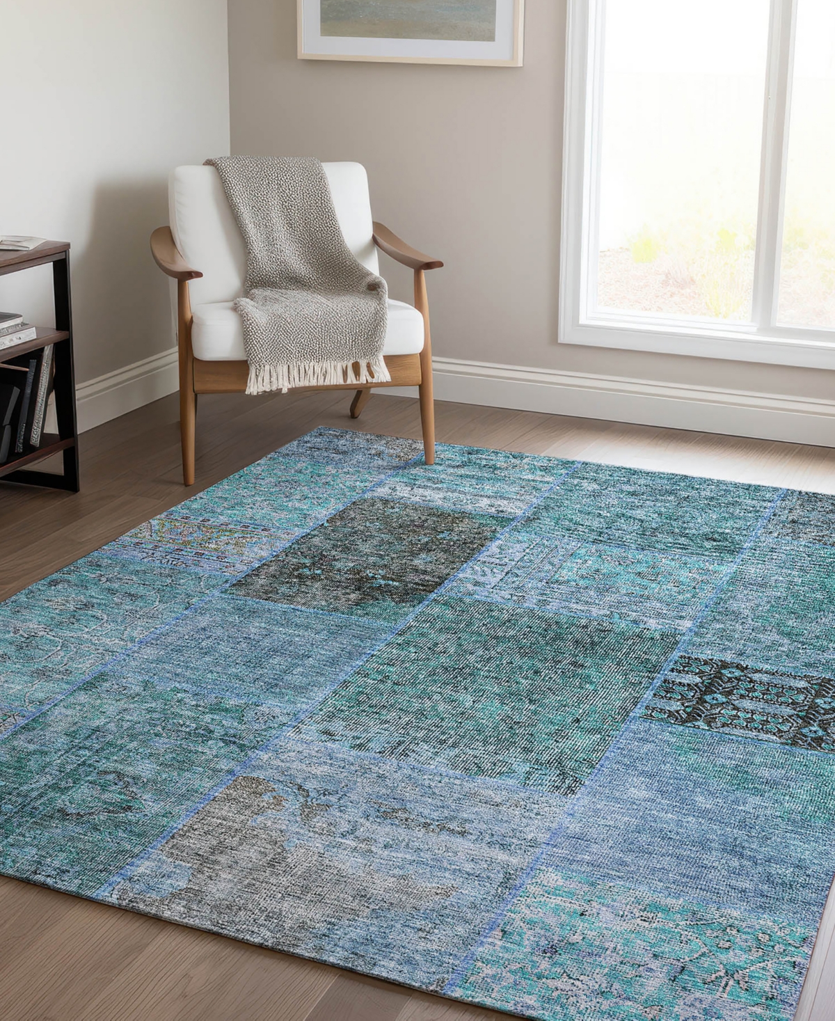 Addison Chantille Acn669 3'x5' Area Rug In Teal