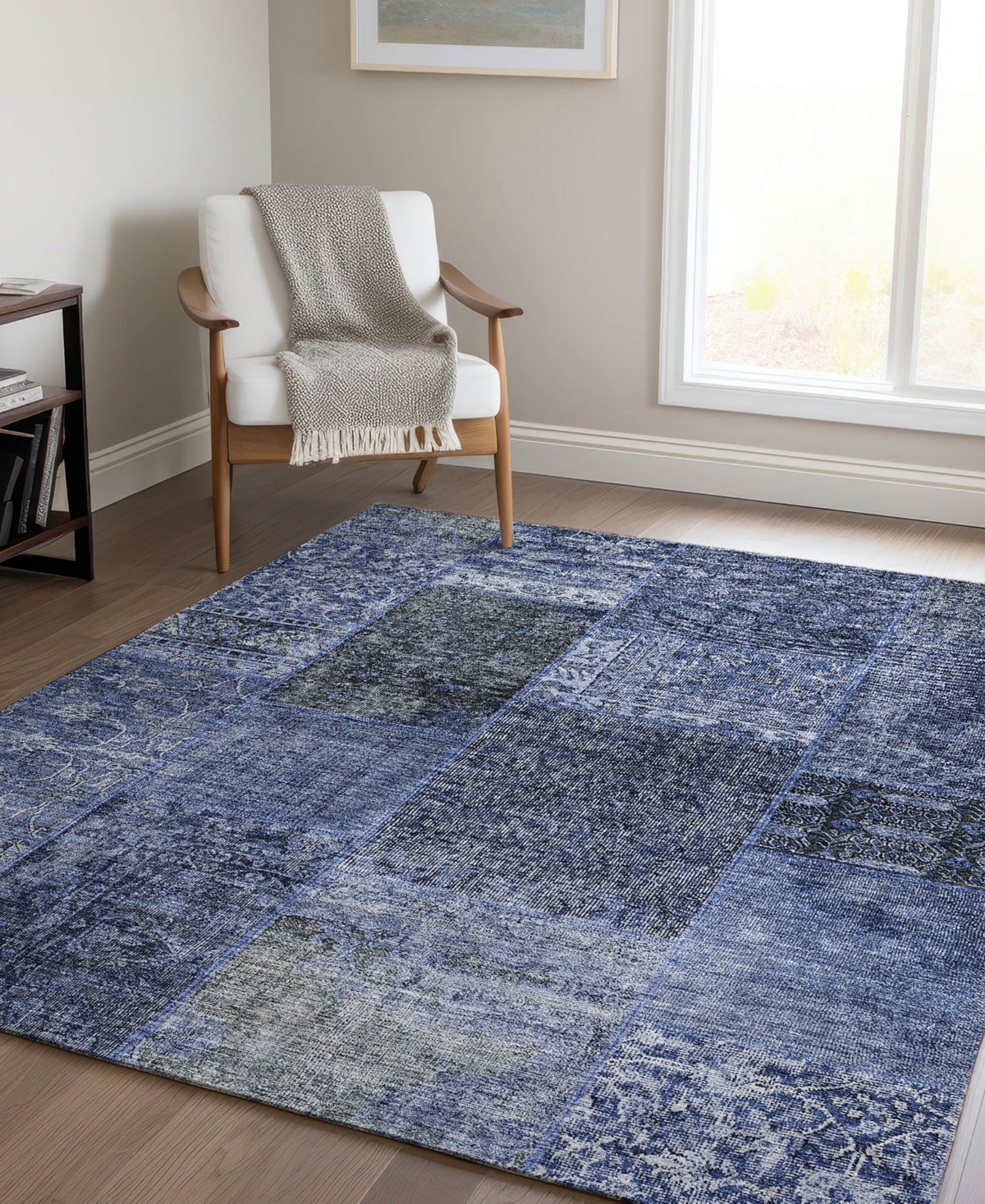 Addison Chantille Acn696 9'x12' Area Rug In Navy