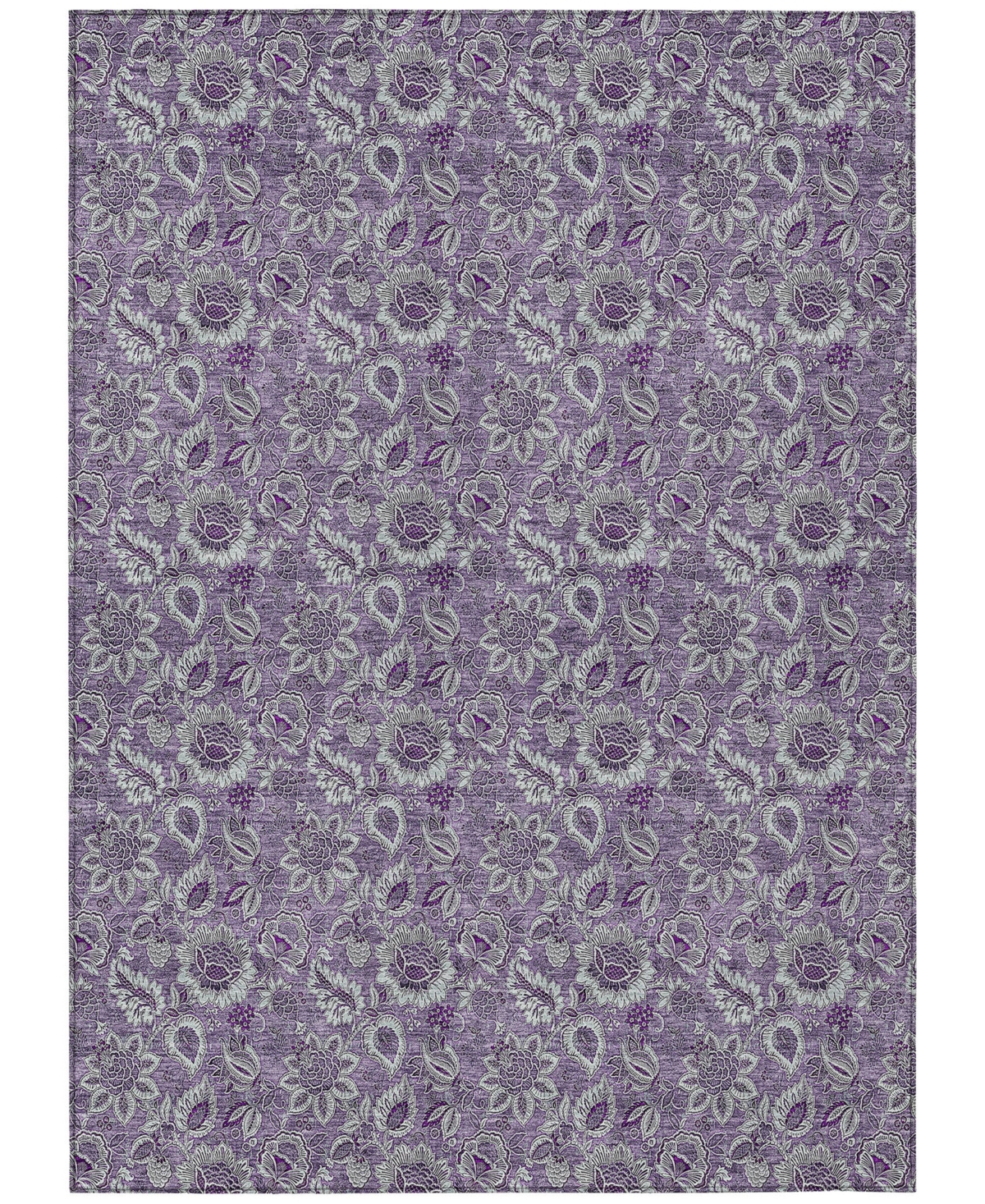 Addison Chantille Acn661 8'x10' Area Rug In Purple