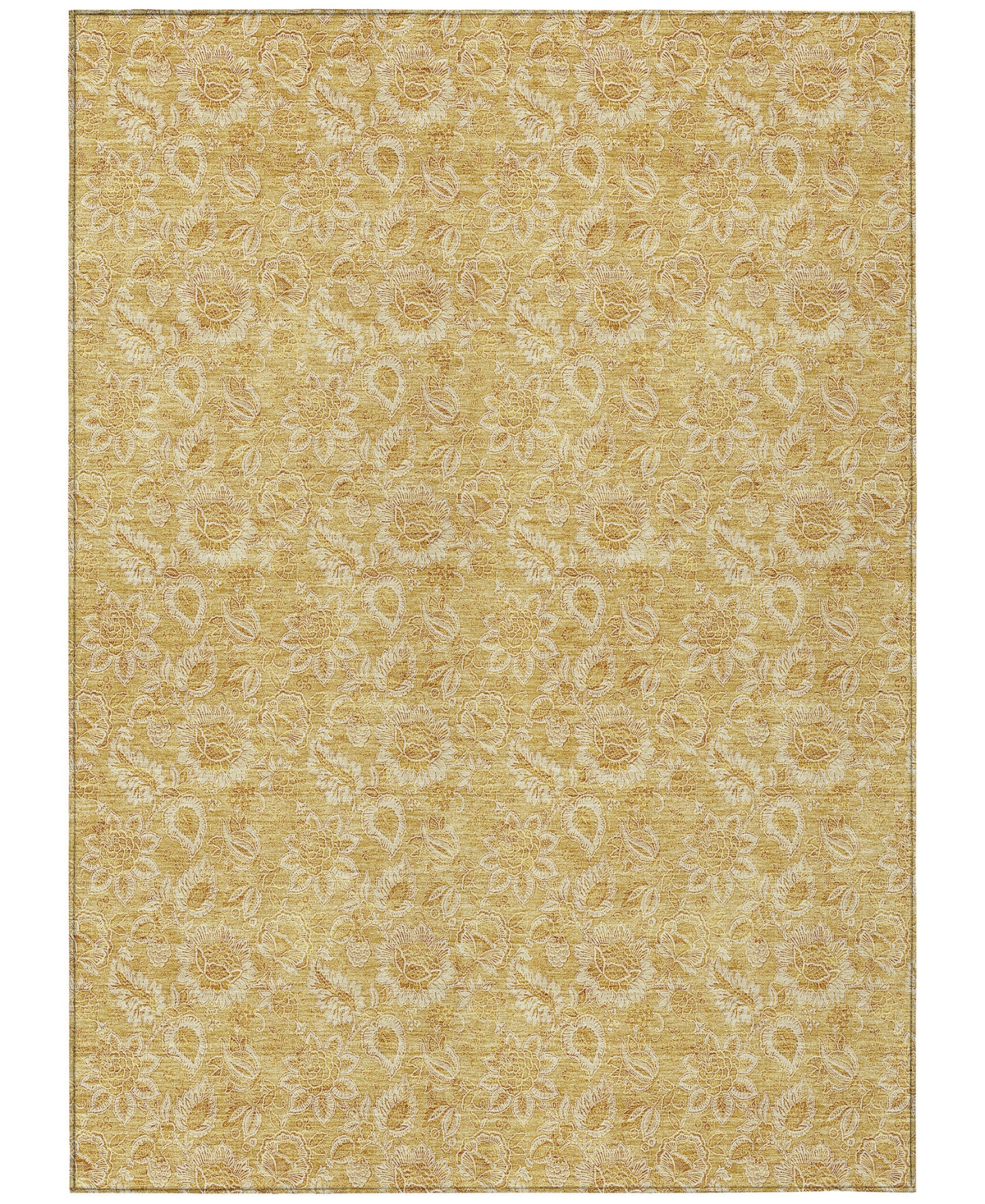 Addison Chantille Acn661 2'6"x3'10" Area Rug In Gold