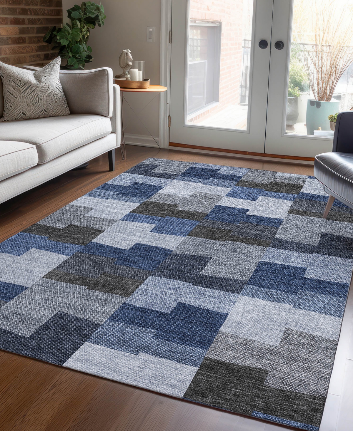 Addison Chantille Acn696 9'x12' Area Rug In Blue