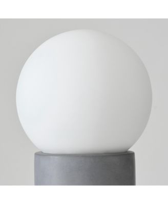 Kai 11" Dimmable LED Cement Modern Table Lamp