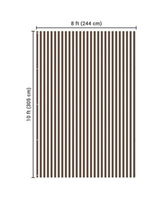 8x10 Ft Universal Pergola Canopy Replacement Cover Sun Shade Rod Pocket Garden