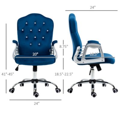 Home Office Chair with Adjustable Height and Tilt,
