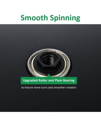 10" Double Sided Prize Wheel 10 Slots Spinning Game Dry Erase Carnival