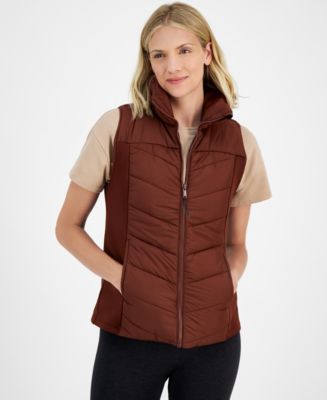 ID Ideology Women s Sleeveless Zip Front Puffer Vest Created for Macy s Macy s