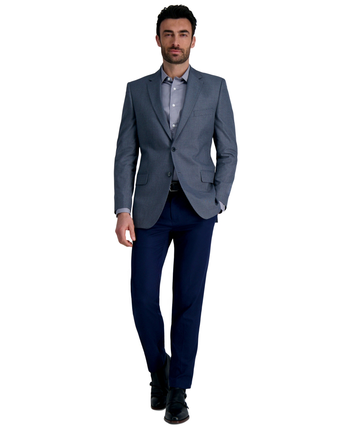 Haggar Men's Classic-Fit Premium Comfort Dress Shirt