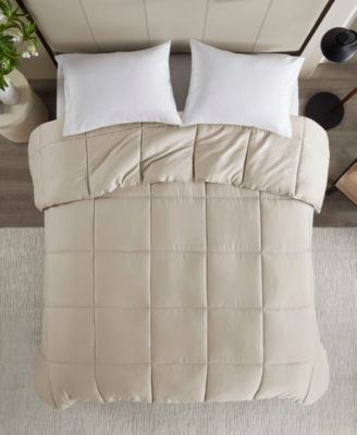 Winfield Cotton Percale Luxury Down Alternative Comforter, Full/Queen