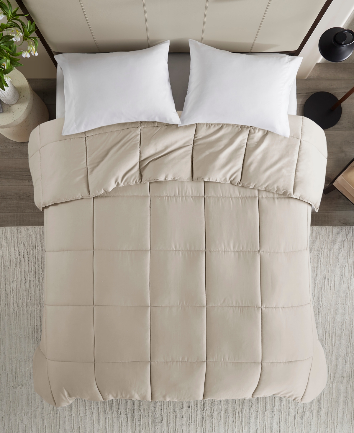 Madison Park Winfield Cotton Percale Luxury Down Alternative Comforter