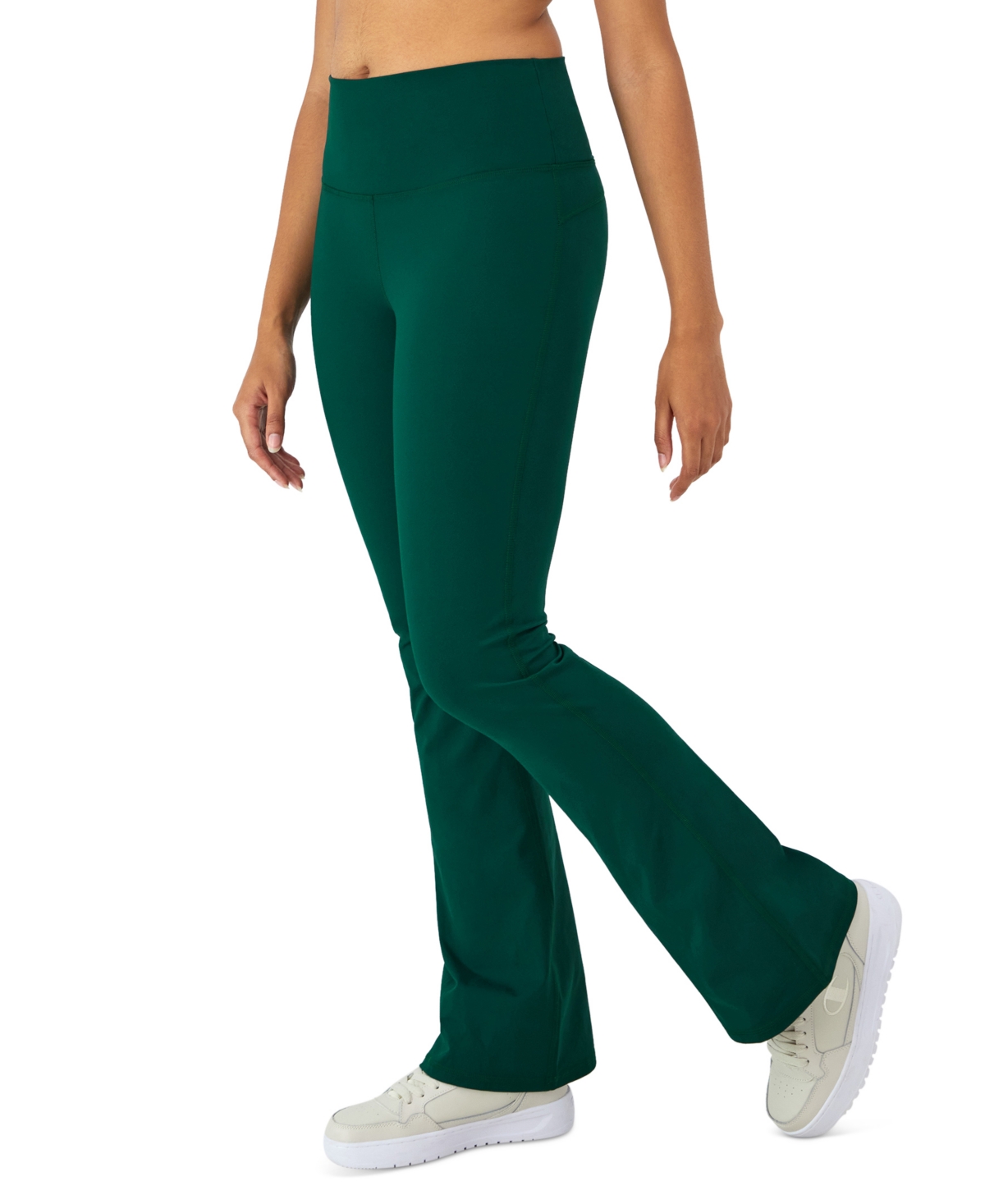 CHAMPION WOMEN'S SOFT TOUCH PULL-ON FLARE-LEG PANTS 