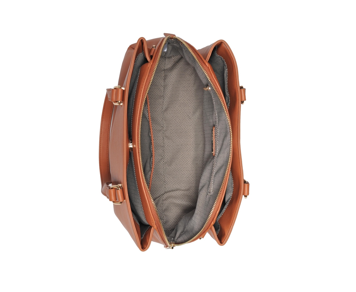 Urban Expressions Cambria Large Satchel Bag In Tan