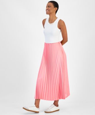 On 34th - Women's Pleated Maxi Skirt