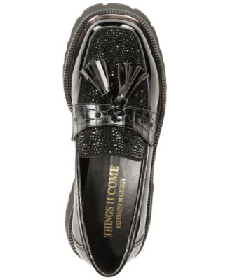 Women's Lenna Embellished Lug Sole Loafers