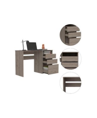 Louisiana Writing Computer Desk, Three Drawers